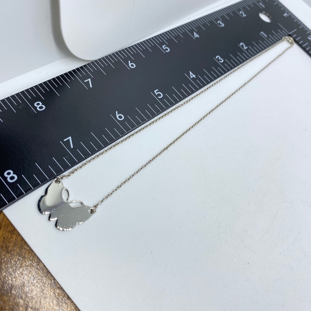 Silver Butterfly on Chain - Picture 4 of 6